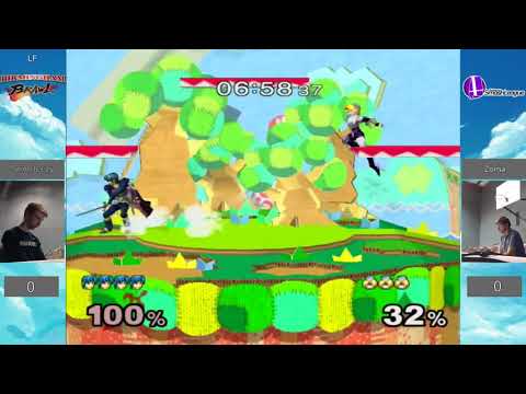 Birmingham Brawl 20 Melee Singles LF - Slim Jesus (Marth, Fox) vs. Zoma (Sheik, Fox)