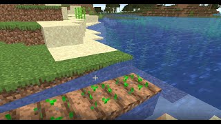 Planting wheat seed| Minecraft noob 001