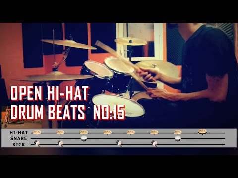 Open Hihat Drum Beats No:15