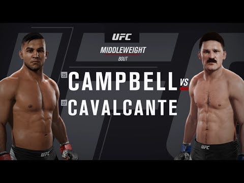 UFC 2: Drake Campbell Career Mode - VS Cavalcante [PS4]