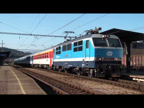 Ex 147 KYSUCA v železničnej stanici Čadca