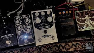 Video thumbnail for Using Dunn effects Death Knob with Origin Revivaltrem, Boss HM2 & Abominable Electronics Demon Lung. by Thomas Jäger