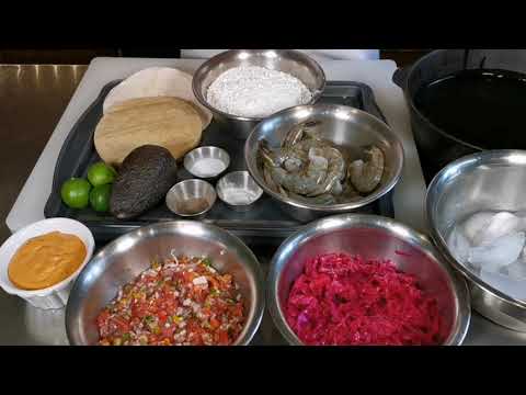 How to cook & prepare Mexican Baja Style Crispy Shrimp Tacos recipe with Chipotle Lime Mayonnaise