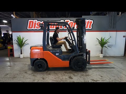 TOYOTA 8-Series 8FDU30 6,000lb Diesel #1660 - Forklift for Sale