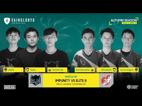Impunity vs Elite 8 Vainglory 8 SEA Autumn Season S2W3