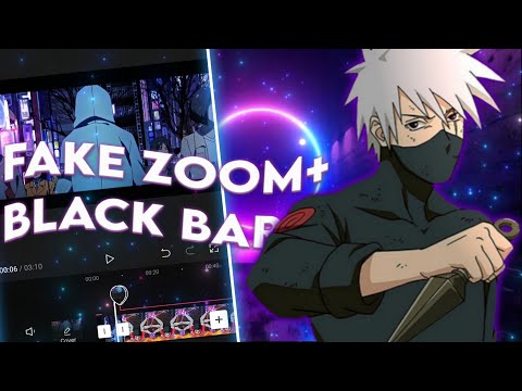 Fake zoom + Black bars | CapCut tutorial