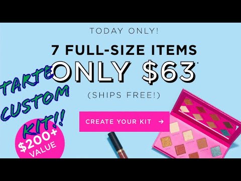 TARTE BUILD YOUR OWN CUSTOM KIT // Summer 2020