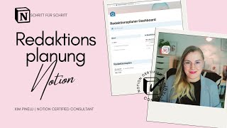 Redaktionsplanung in Notion | Notion Schritt für Schritt