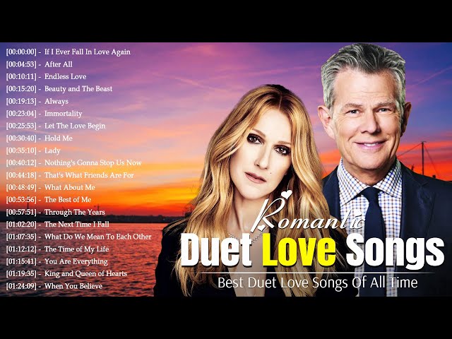 The Best Duet Love Songs Collection | Greatest Romantic Duets 70s 80s 90s
