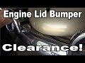 Classic VW BuGs How to Tip Beetle Engine Decklid Bumper Clearance