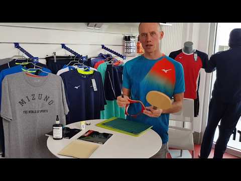 How to use VOC-free glue to mount your table tennis rubber to your blade