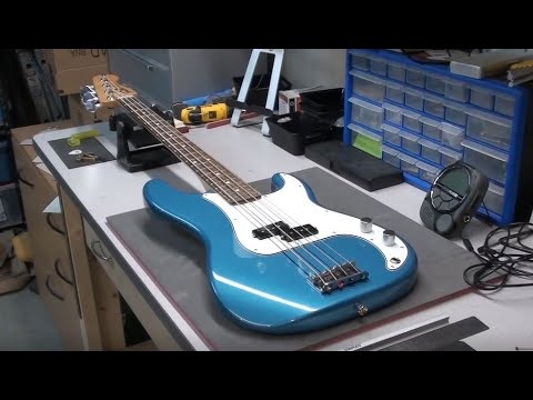 Fender Precision Bass gets new Seymour Duncan Quarter Pound SPB-3 Pickups... nice upgrade!
