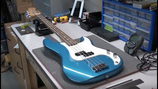 Video thumbnail for Fender Precision Bass gets new Seymour Duncan Quarter Pound SPB-3 Pickups... nice upgrade! by Manotick StringWorks