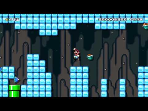 Boy, It's Chilly Down There! by Frank - Super Mario Maker - No Commentary 1AD