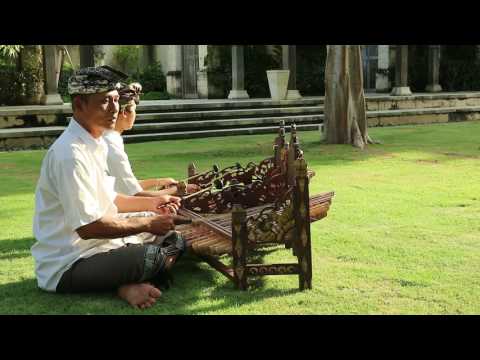 Rindik, the Balinese musical instrument