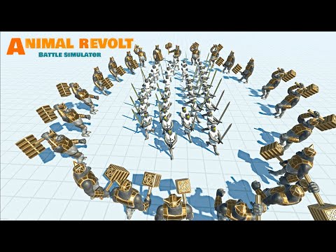 STRONG GHOR HAMMER vs ANCIENT AND MODERN HUMANS | Animal Revolt Battle Simulator