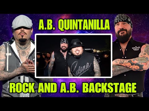 FINALLY! A.B. AND ROCK N ROLL JAMES MEET UP #PVT #ABQuintanilla #Rocknrolljames #Backstage