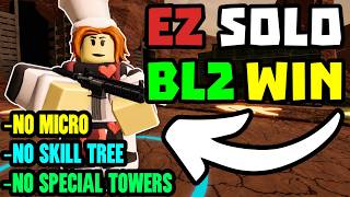 SOLO Badlands 2 Triumph with No Special Towers + No Skill Tree | TDS Tower Defense Simulator
