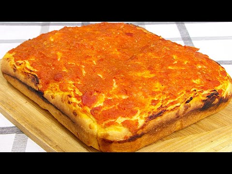 Pizza alta de cumpleaños