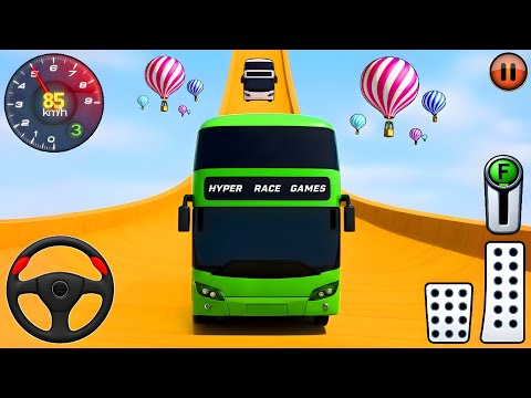 Super Bus Mega Ramp Impossible Racing - Bus Mega Ramp Impossible Tracks - Android Gameplay #104