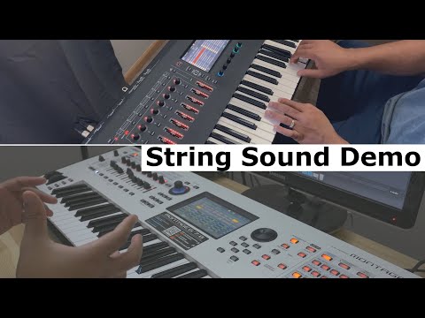 Yamaha Montage vs. Roland Fantom - Comparing String Sounds