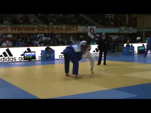 Judo European Open Warsaw 2013: Clement DELVERT (FRA) - Toma NIKIFOROV (BEL) Semi Final [-100kg]