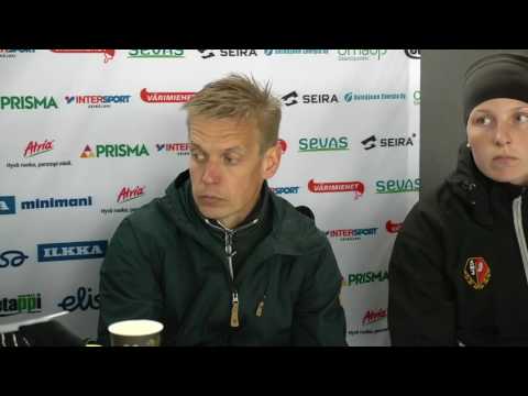 Lehdistötilaisuus ja kohokohdat ottelusta SMJ-Lukko.
