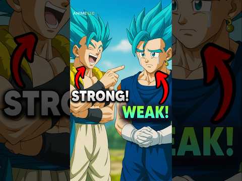 The Real Reason Vegito Seems Weaker Than Gogeta! #dragoball #vegito #gogeta