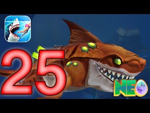 Hungry Shark World: Gameplay Walkthrough Part 25 - Atomic Shark  (iOS, Android)