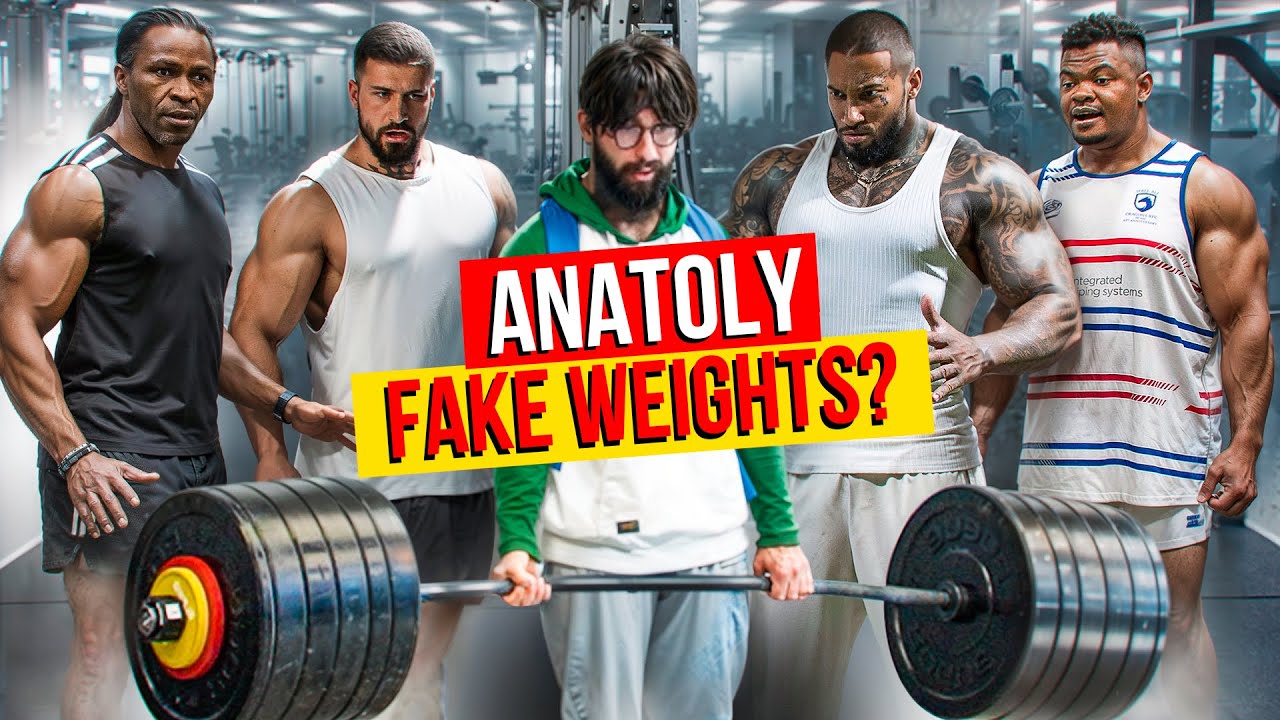 Anatoly Use FAKE WEIGHTS in gym PRANK... | ANATOLY pretended to be a Beginner #10