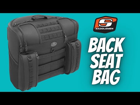 Upgrade Your Motorcycle Luggage With this SADDLEMEN Backseat Bag