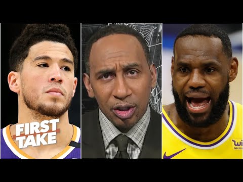 Stephen A. 傻眼！太陽隊擊敗湖人，Booker 被驅逐出場 | First Take (Stephen A. reacts to the Suns defeating the Lakers despite Devin Booker's ejection | First Take)