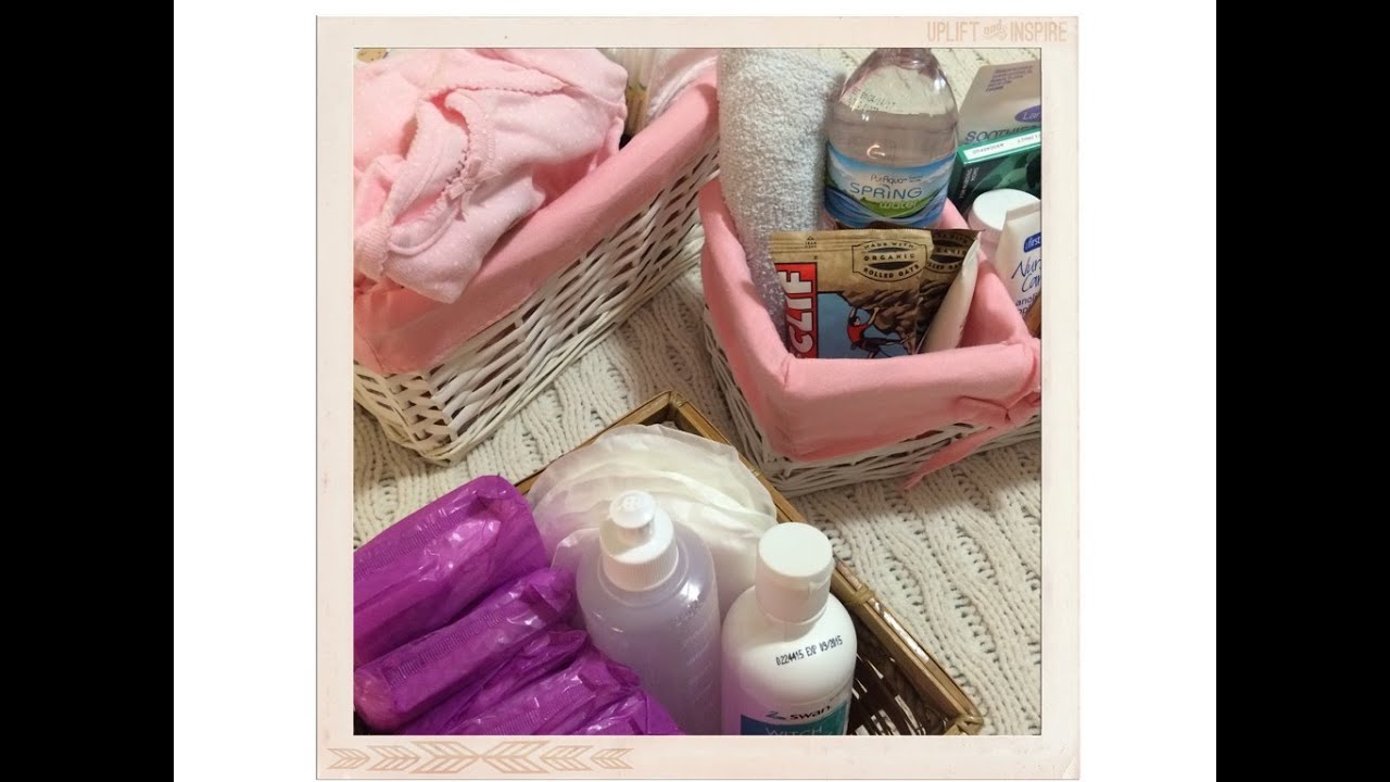 DIY New Mommy Survival Kits! (Postpartum Recovery, New Baby, and New Mommy) | Veda Day 25