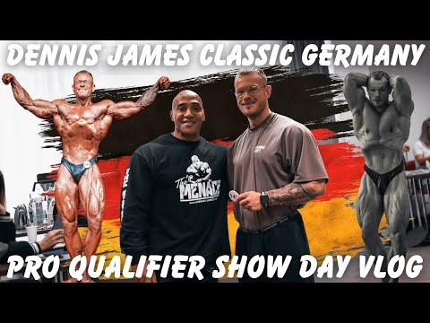 Dennis James Classic IFBB Pro Qualifier | Germany Vlog | Bodybuilding Competition Show Day