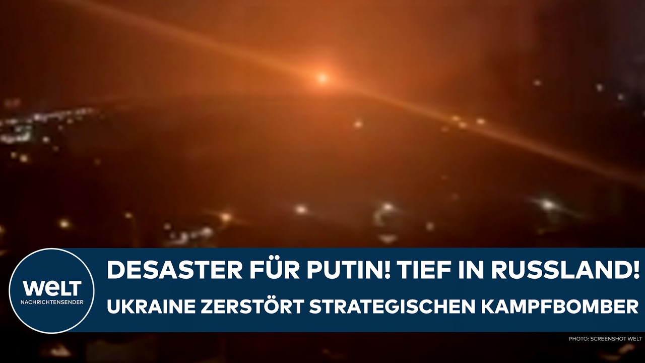 UKRAINE-KRIEG: Desaster für Putin! Auf Russen-Stützpunkt! Kiew zerstört strategischen Kampfbomber!