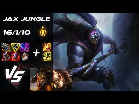JUNGLE Jax vs Jarvan IV - NA Grandmaster Patch 25.S2.6