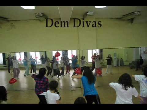 DemDivasTV - AvA & A-Style charity workshop @ Street dance school The Center - 14.02.2010