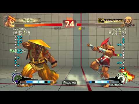 SSF4 AE: hydeBUFFY (Adon) vs viperRX188 (Gouken) - Ranked Match (720p HD)
