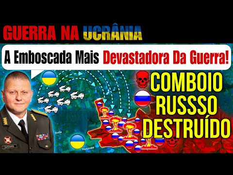 Ucranianos surpreendem e destroem Comboio Russo em emboscada!