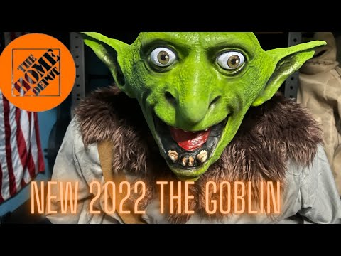 New Home Depot 2022 Halloween Decorations Animated 4ft Goblin- Unboxing, Demo and Review