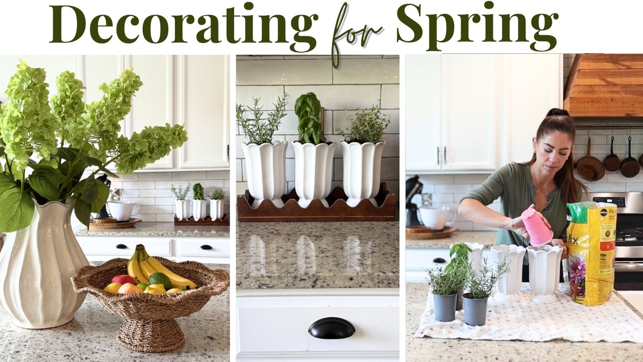 Spring Decor Refresh 🌱  Light + Airy Spring Decorating Ideas | Decorating for Spring