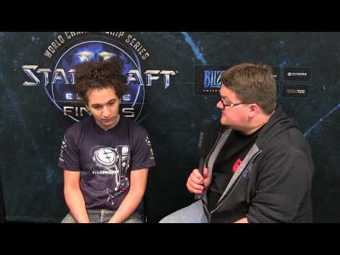[StarCraft 2 - World Championship Series Europe Finals] - Interview with Stephano
