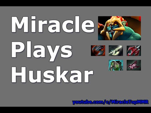 Dota 2 Miracle Plays Huskar vs Underlord