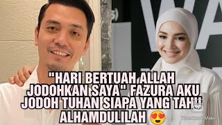 Download lagu 'HARI BERTUAH ALLAH JODOHKAN SAYA' FAZURA AKUI JODOH TUHAN SIAPA YANG TAHU ALHAMDULILAH 😍 mp3