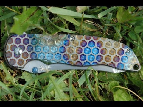 Norseman knife - heat anodized