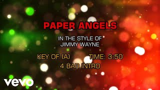 Jimmy Wayne - Paper Angels (Karaoke)