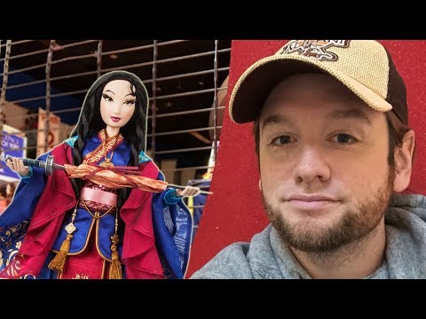 Waiting in Line at the Disney Store for the Limited Edition Mulan Doll