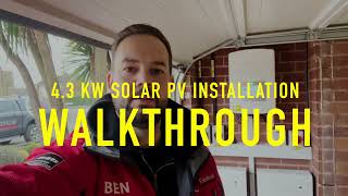 Solar PV and Battery Storage installation walkthrough