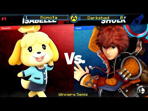 Komota(Kirby, Isabelle) vs Darkshad(Ken, Shulk)  Big AL #8 SSBU  Winners Semis