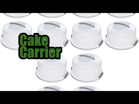 Review Sterilite Cake Server Plastic Food Storage Container Latched Lid, Dishwasher Safe, 12 Pack